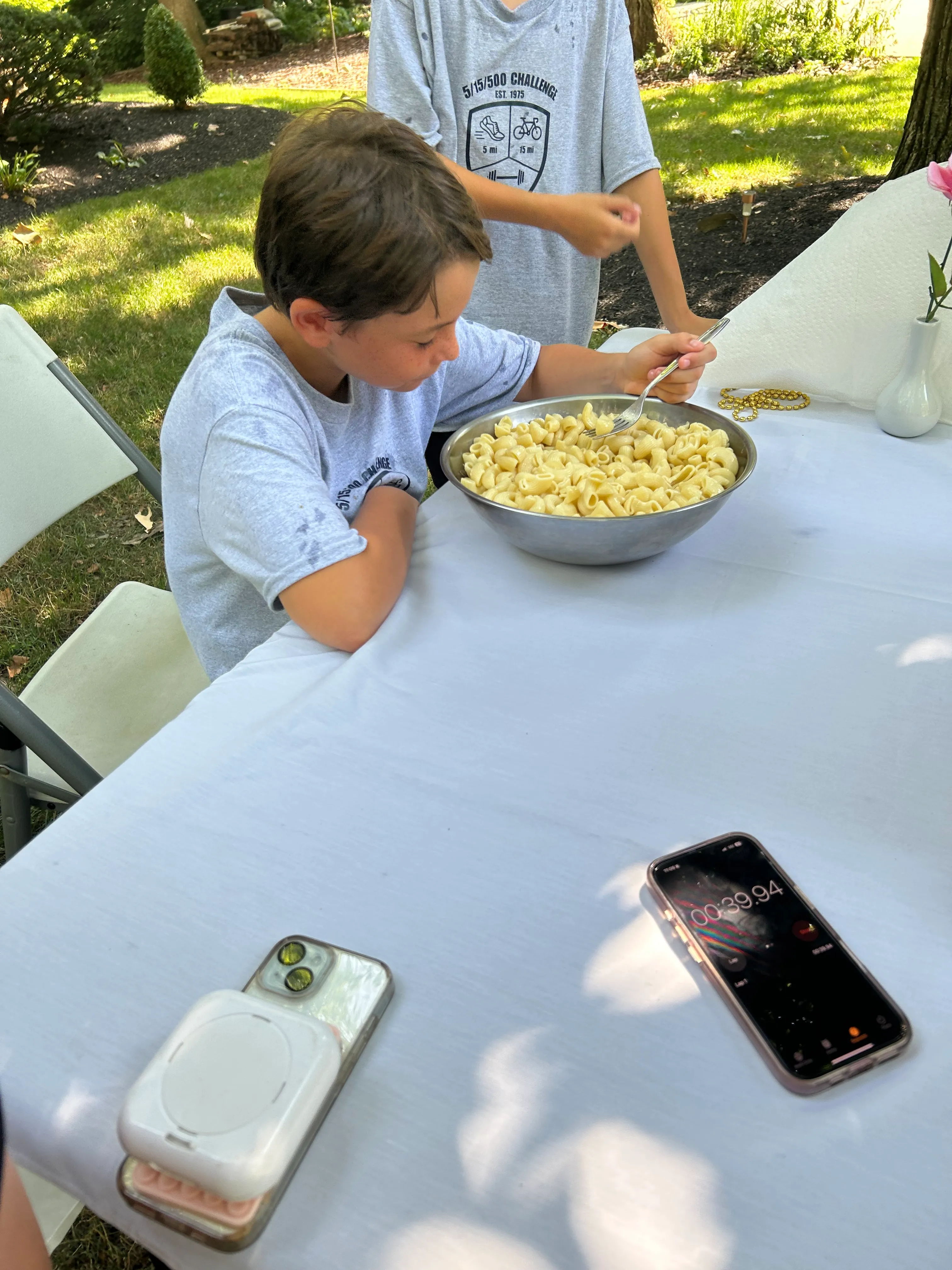 Eating 500 pieces of pasta counts